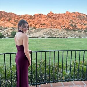 x REVOLVE Turtle Halter Side Slit in Plum
Norma Kamali